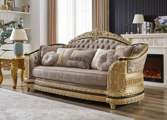 HD-9021 - Sofa - Dark Brown