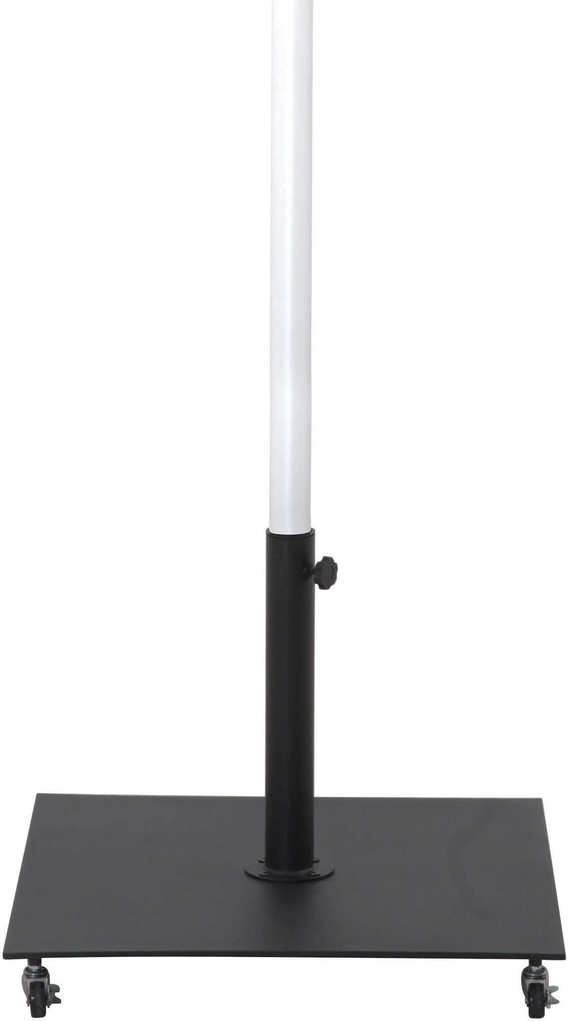 Amalfi - Aluminum Patio Umbrella - Black Base / White Pole
