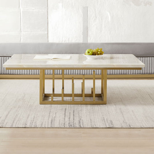HD-06 - Coffee Table - Marble/Gold