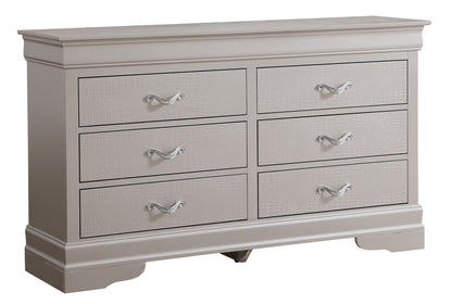 Modern Sophisticated Dresser - Silver Champagne