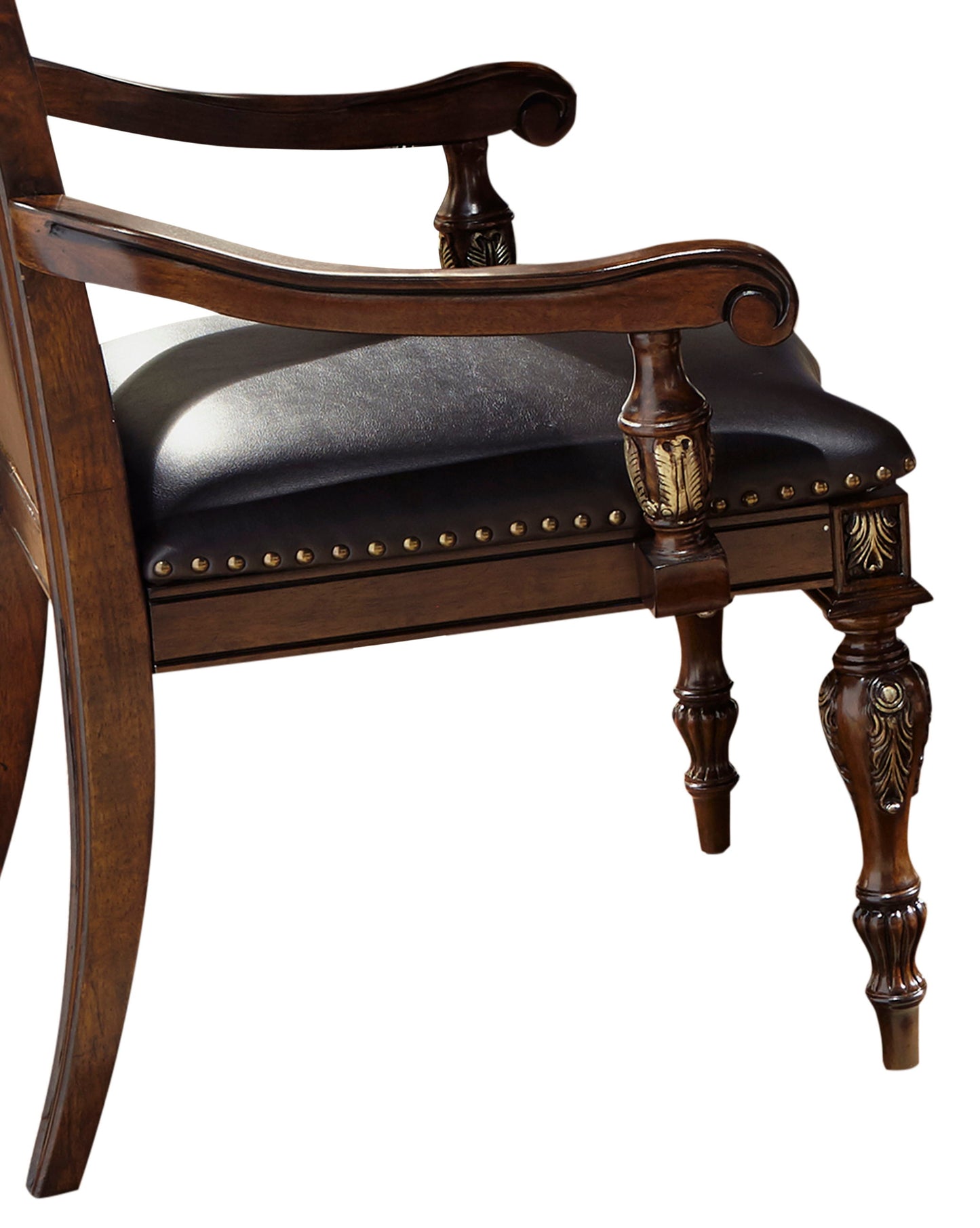 Rosanna Dining - Arm Chair (Set of 2) - Dark Brown