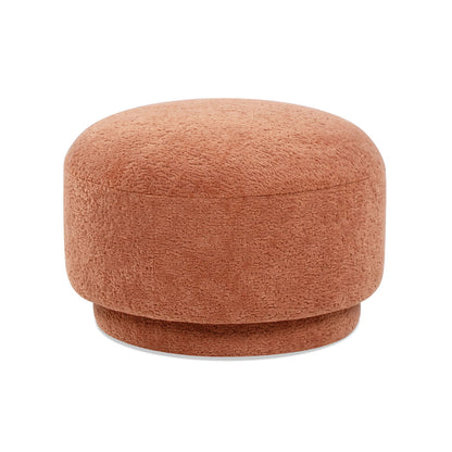 Fuji - Mushroom Footstool Ottoman - Spice Orange