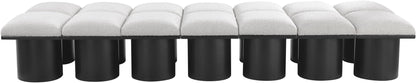 Pavilion - 14 Piece Modular Bench With Black Base
