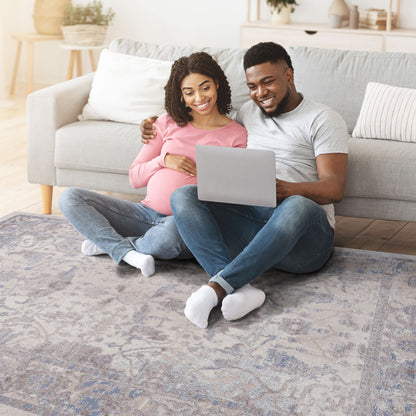 Payas - 6' X 9' Traditional Area Rug - Brown / Beige