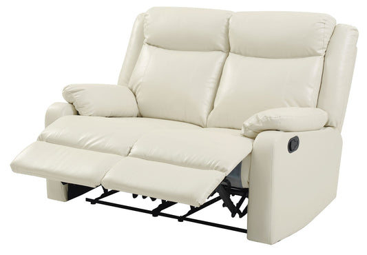 Stylish Reclining Love Seat For Two - Pearl