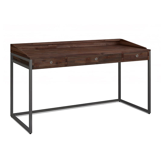 Ralston - Desk - Distressed Charcoal Brown