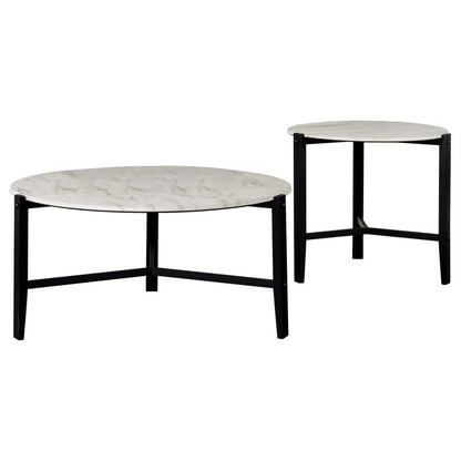 Tandi - Faux Marble Coffee Table Set