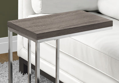 C-Shaped Table For Living Room - Taupe