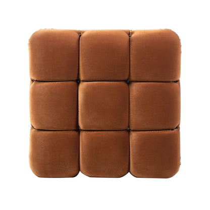 Marcel - Bubble Modular Modern Cocktail Ottoman - Orange