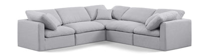 Indulge - Linen 5 Piece Modular Corner Sectional