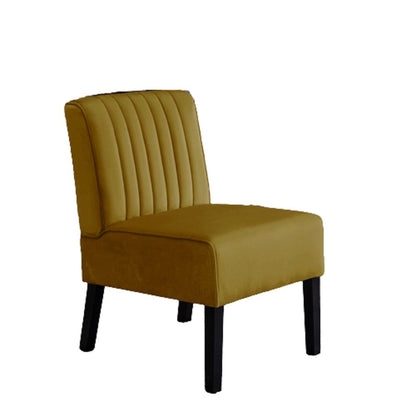 Reese - Mid-Century Modern Accent Chairs With Minimalist Design, Elegant Upholstery And Legs (Set of 2) - Yellow