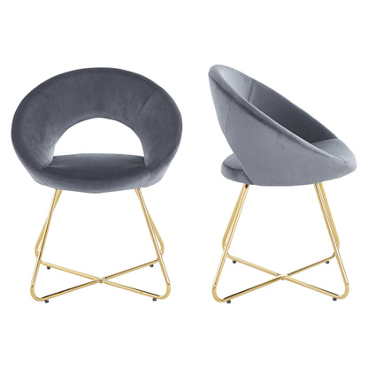 Modern Accent Velvet Lounge Chair