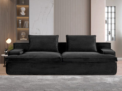 Nimbus - Oversized Full Foam 4 Seater Couch For Living Room Upholstered In Soft, Wide Armrests
