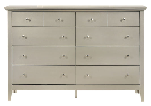 Elegant Casual Dresser - Silver Champagne
