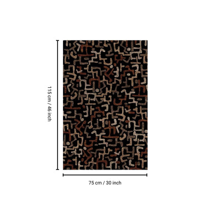 Fenix - 30" X 46" Accent Rug - Black / Gold