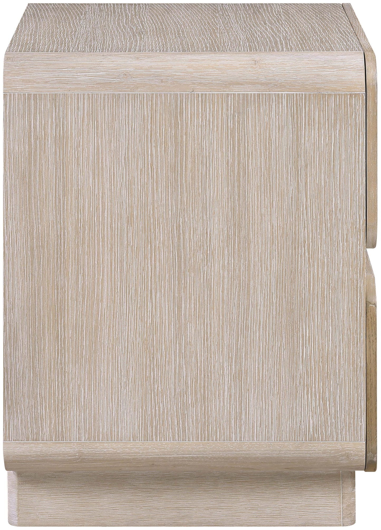 Adagio - Solid Wood And Oak Veneer Nightstand - Natural