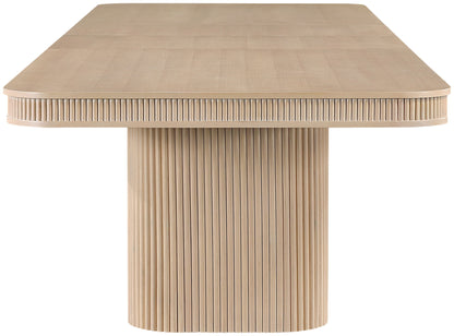 Mohari - Solid Wood And Oak Veneer 112" / 160" Dining Table