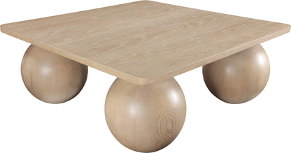 Fitch - Oak Veneer Coffee Table - 4 Legs