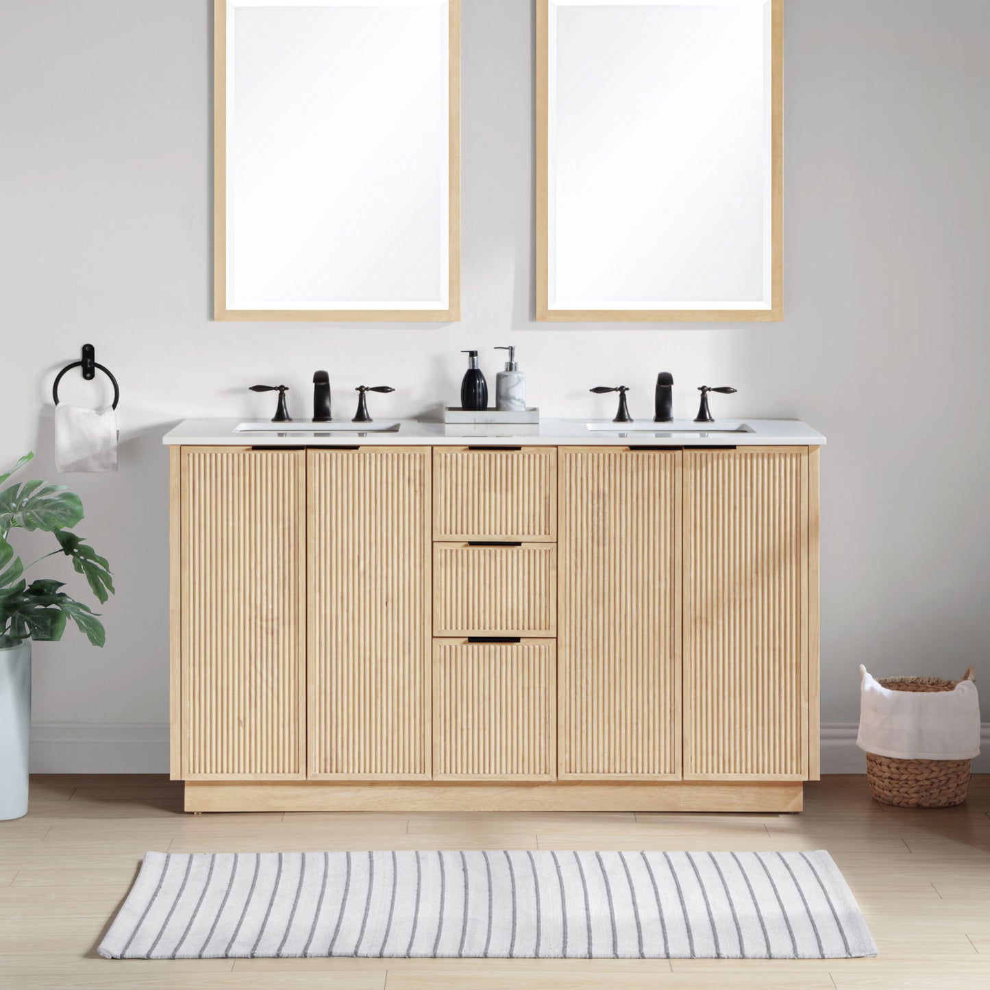 Willard - Engineered Stone And Solid Wood Bathroom Vanity