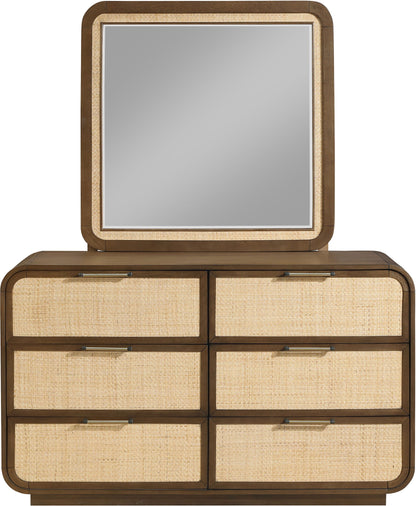 Windsor - Solid Wood Mirror - Brown