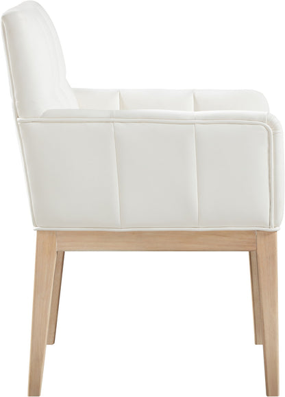 Adrian - Dining Arm Chair (Set of 2) - Light Brown Legs