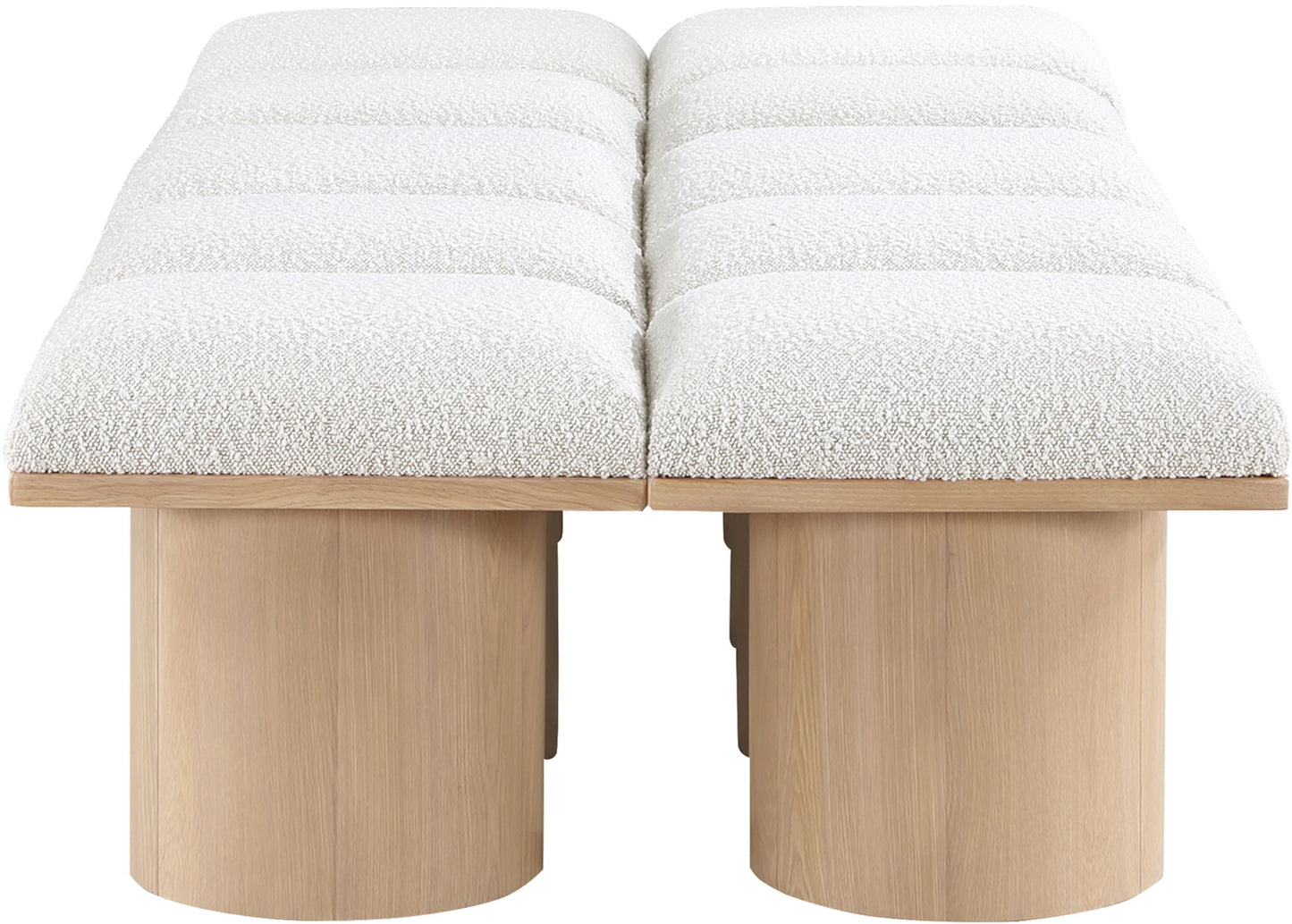 Pavilion - 10 Piece Modular Bench With Natural Base