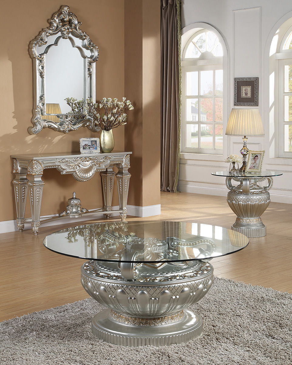 HD-8908S - Coffee Table - Silver