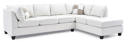 Malone - Sectional - White
