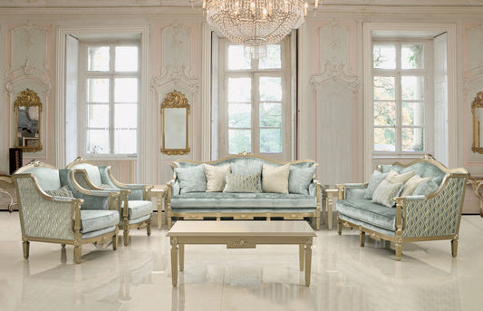 London - Sofa And Loveseat - Turquoise