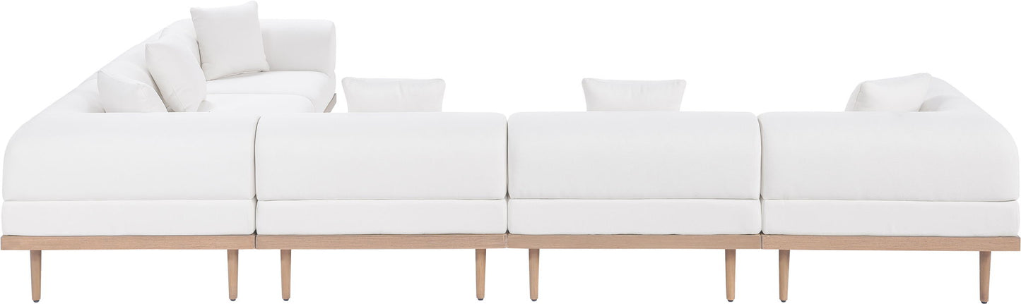 Laguna - 6 Piece 142" Outdoor Patio Modular Sectional
