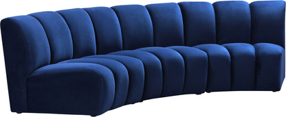 Infinity - 3 Piece Velvet Modular Sectional