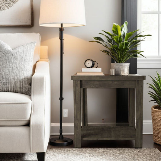 Joshua Creek - Side Table - Barnwood