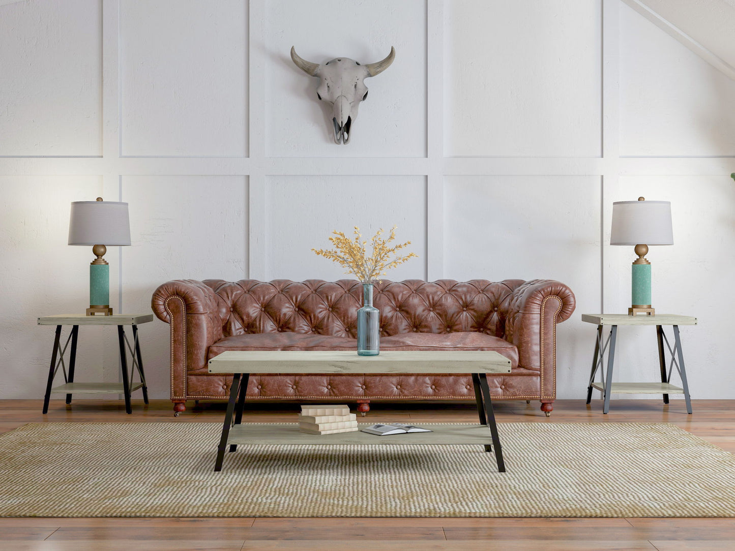 Modern Rustic Style Coffee Table