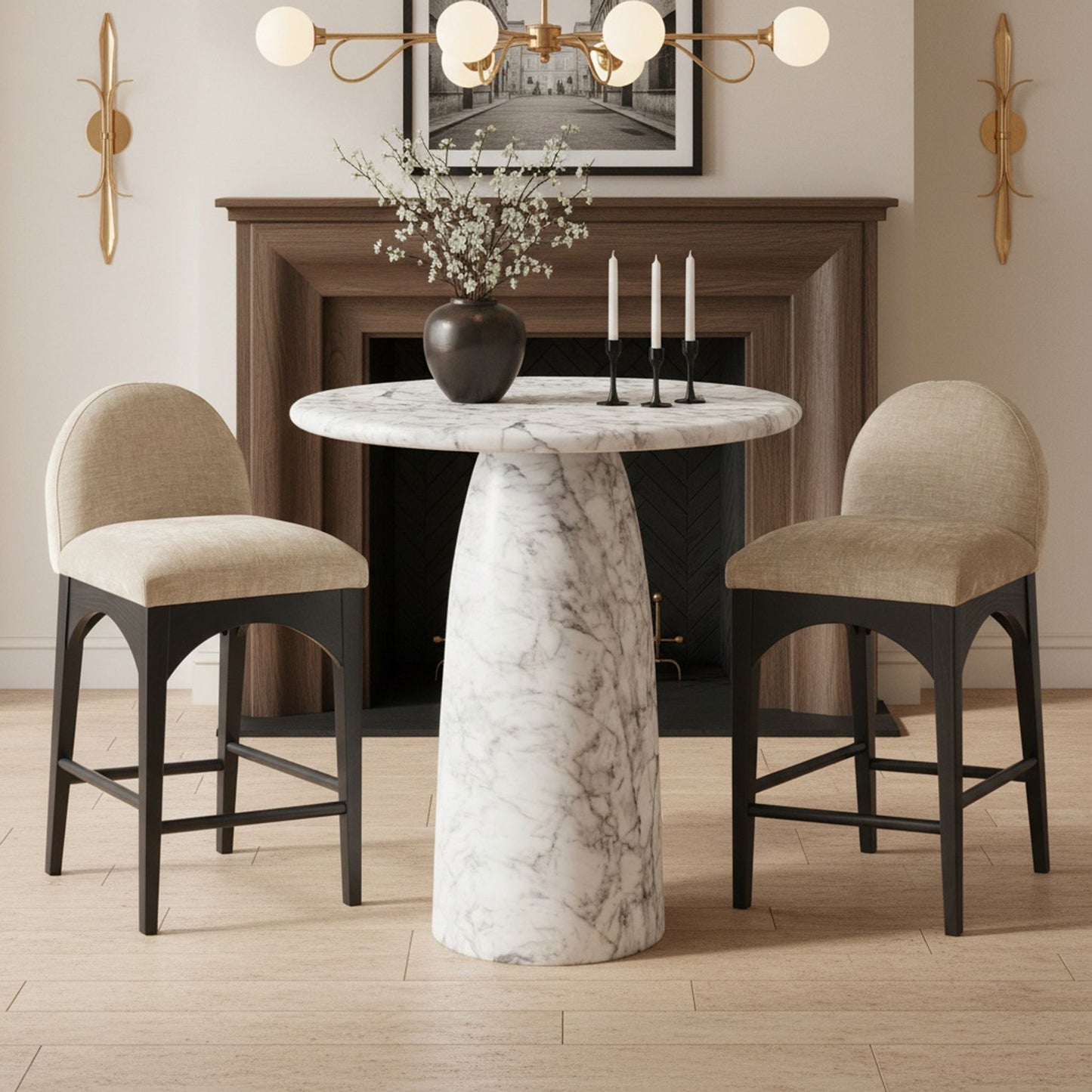 Cosenza - Concrete Indoor / Outdoor Counter Height Table