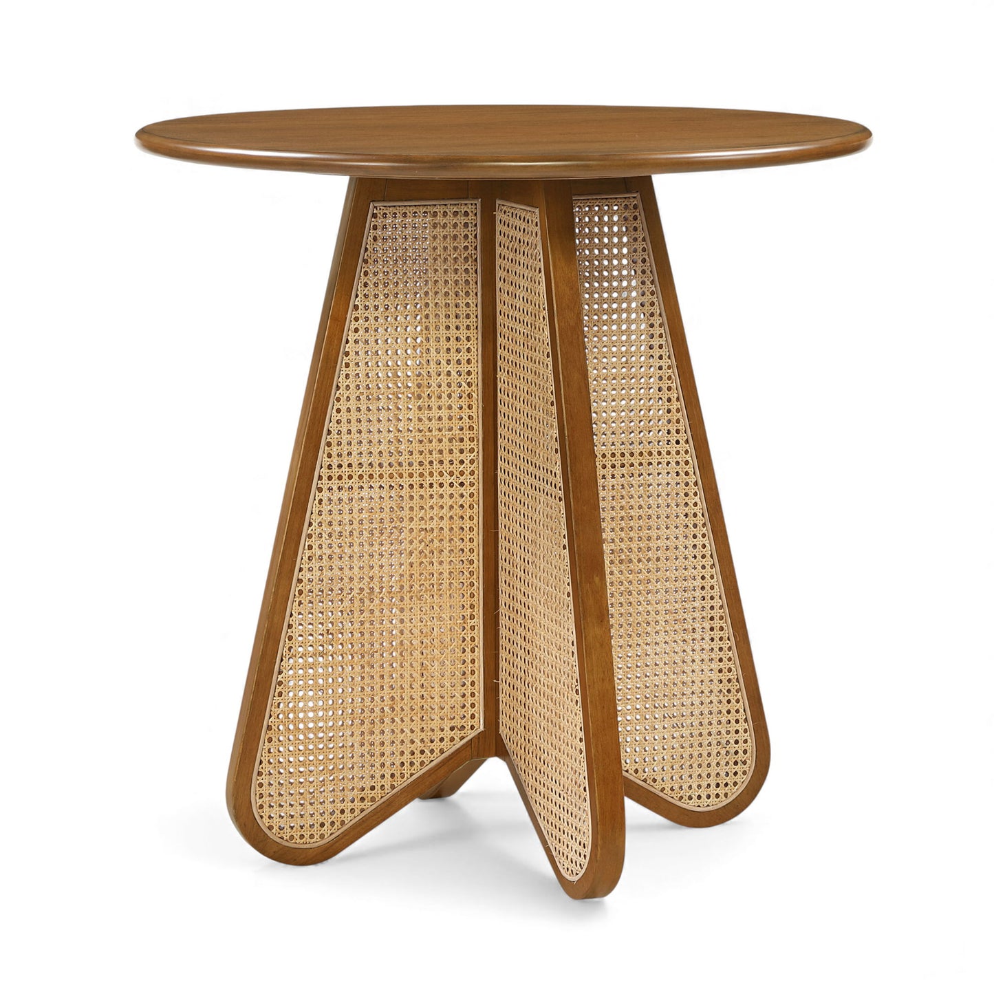 Butterfly - Solid Wood And Natural Cane Table