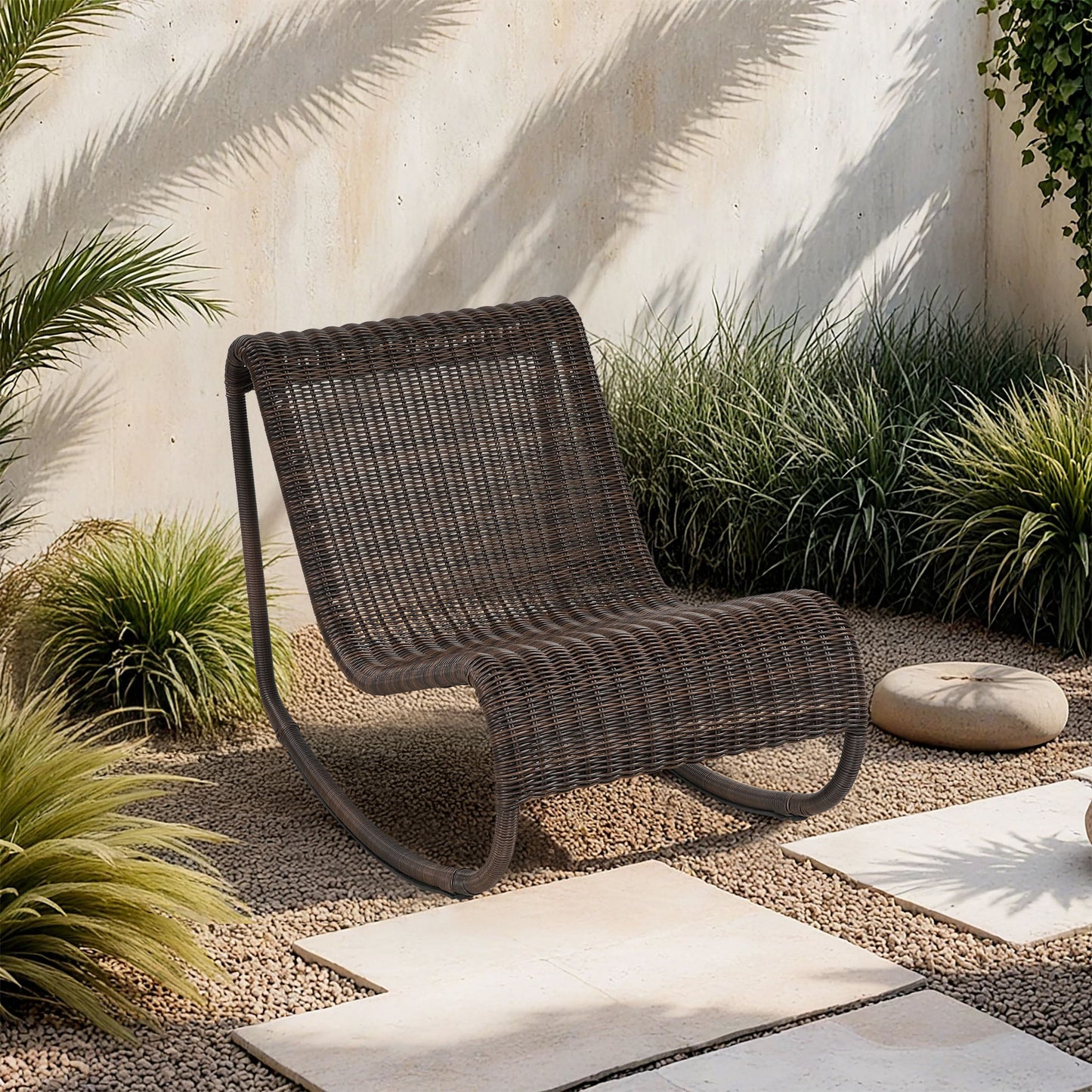 Antigua - Wicker Outdoor Patio Rocking Chair