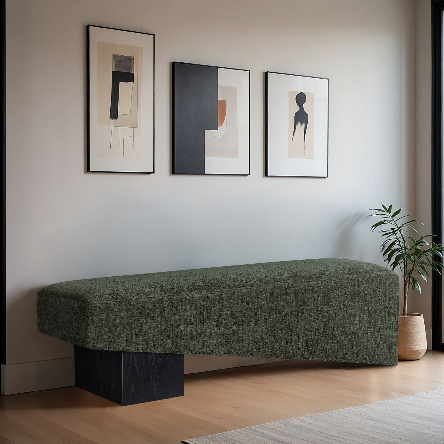 Alora - Bench - Black Base