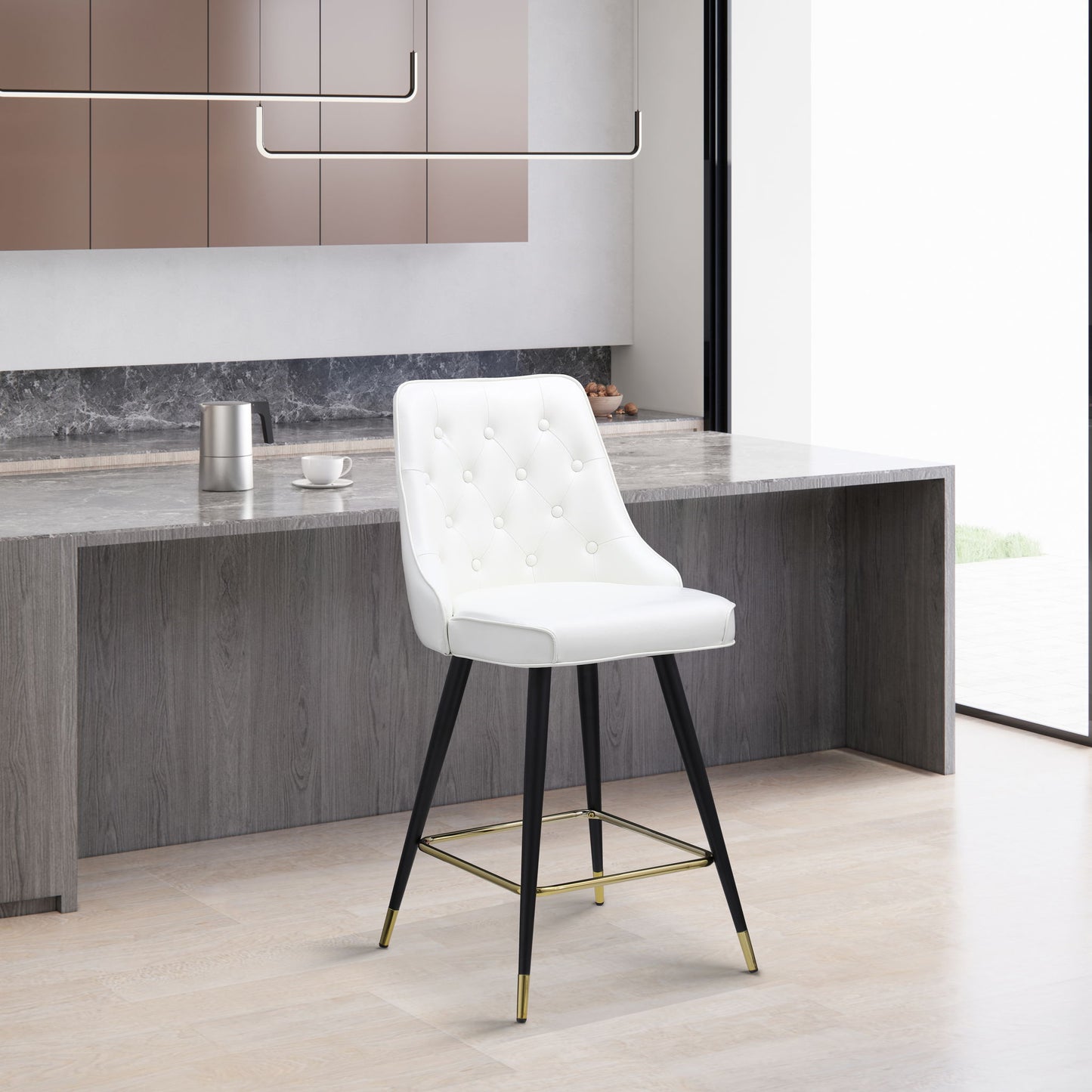 Portnoy - Counter Bar Stool (Set of 2)