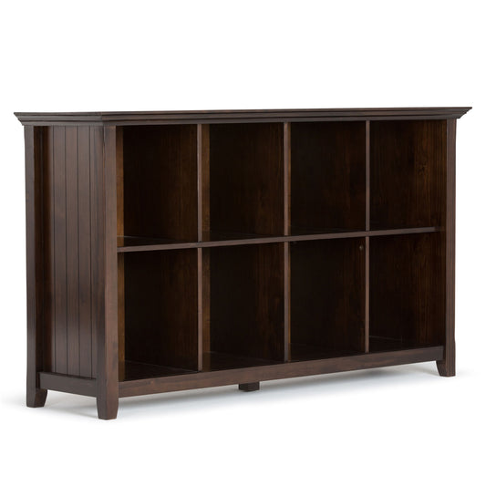 Acadian - 8 Cube Storage Sofa Table - Brunette Brown