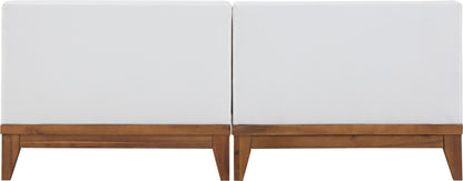 Rio - 2 Piece Modular Armless Sofa - Off White
