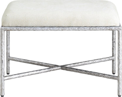 Valley - Bench With Silver Frame