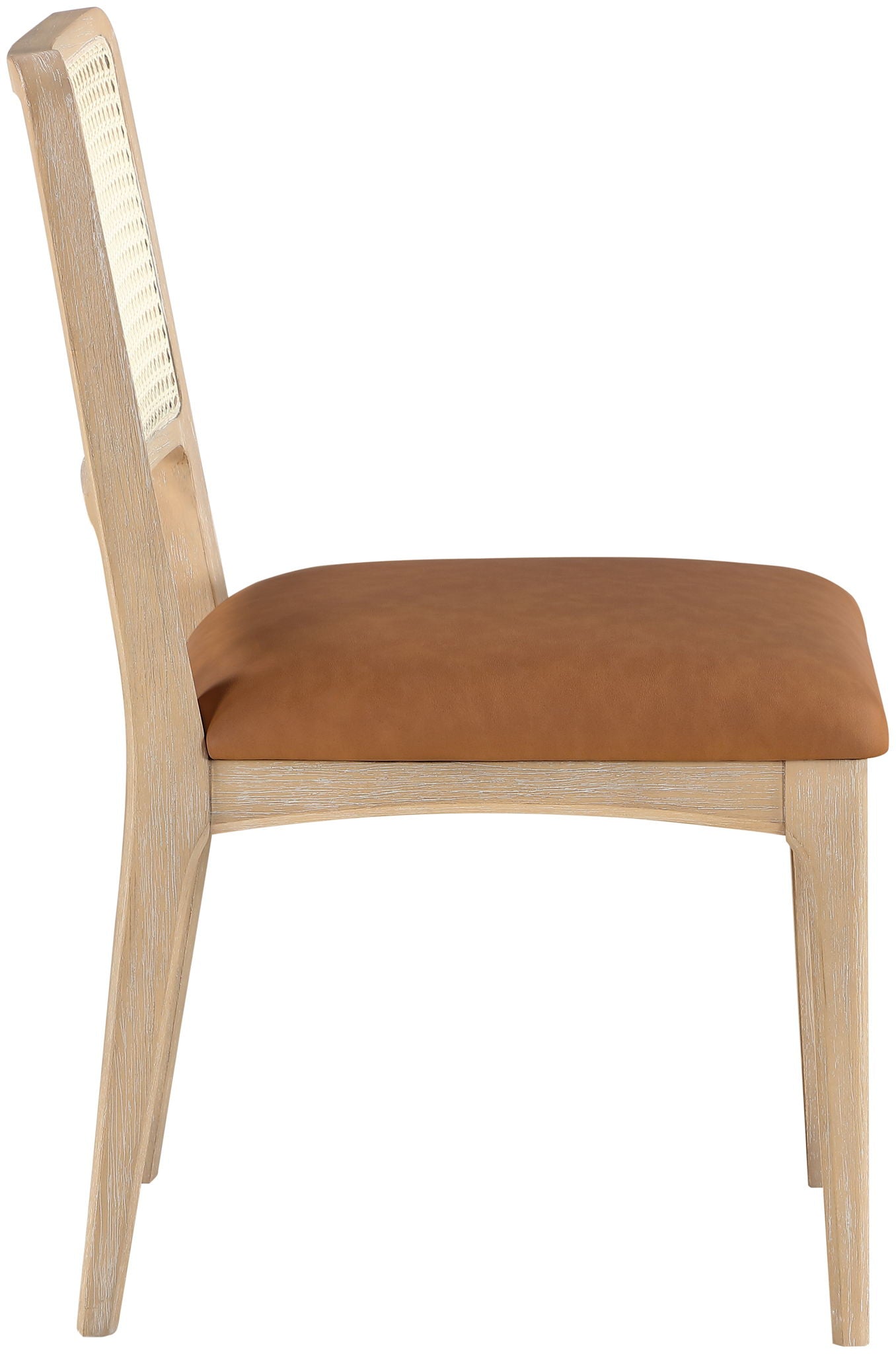 Atrium - Upholstered Seat Dining Chair With Brushed Natural Base (Set of 2)