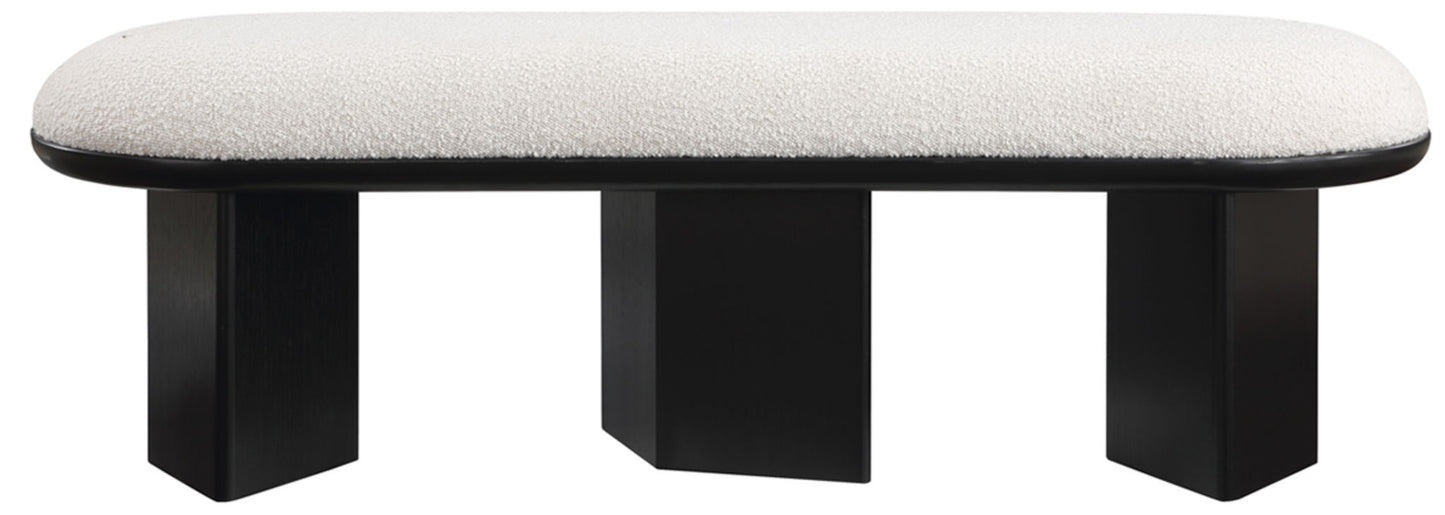 Wilshire - Bench With Black Base