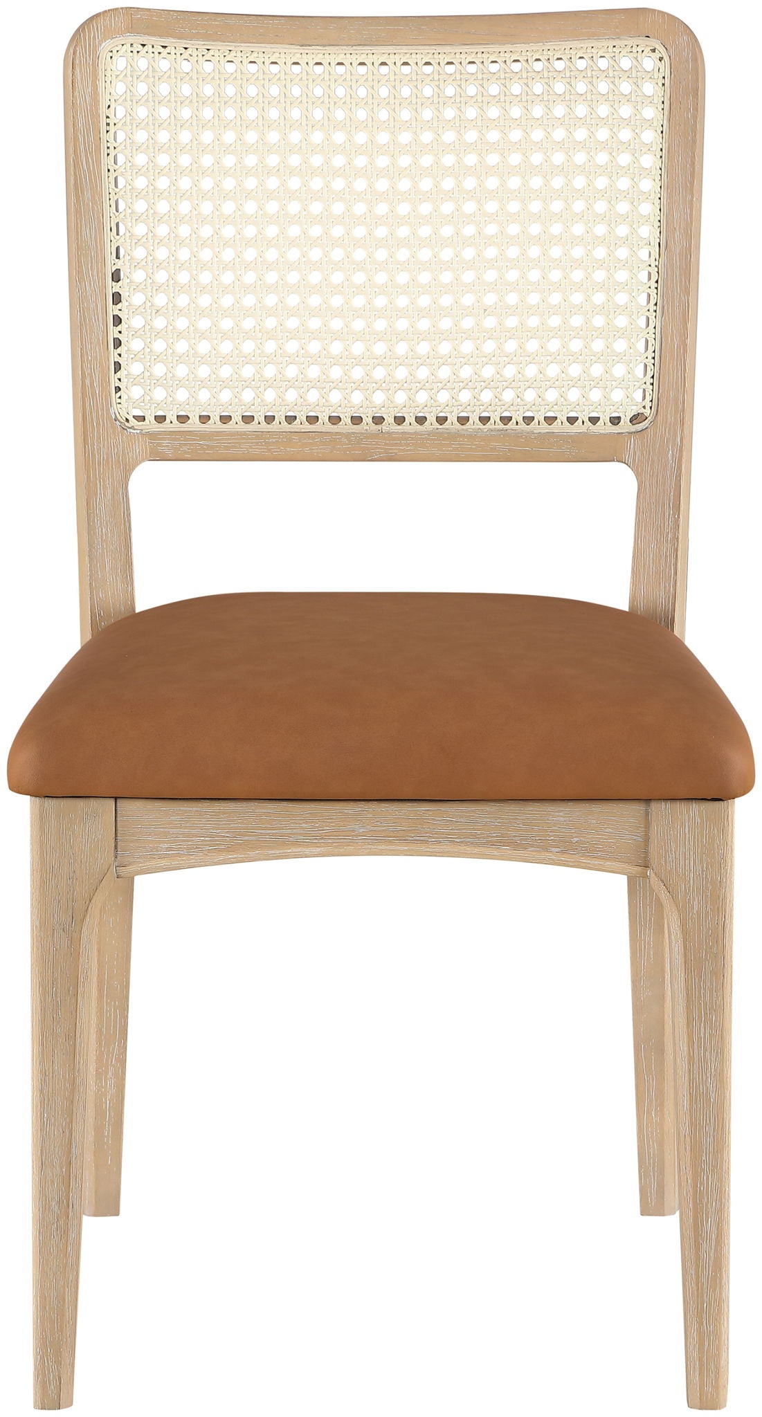 Atrium - Upholstered Seat Dining Chair With Brushed Natural Base (Set of 2)