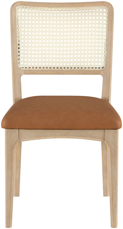 Atrium - Upholstered Seat Dining Chair With Brushed Natural Base (Set of 2)