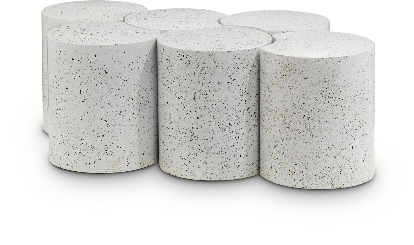 Dimple - 6 Piece Modular Coffee Table - Terazzo Finish