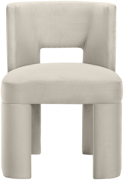 Zuno - Velvet Performance Fabric Upholstered Dining Chair (Set of 2)