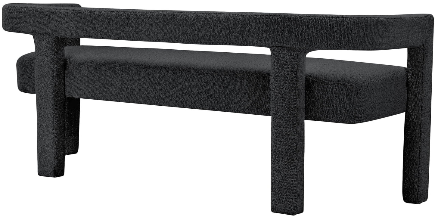 Athena - Boucle Fabric Bench