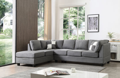 Malone - Versatile Sectional - Gray