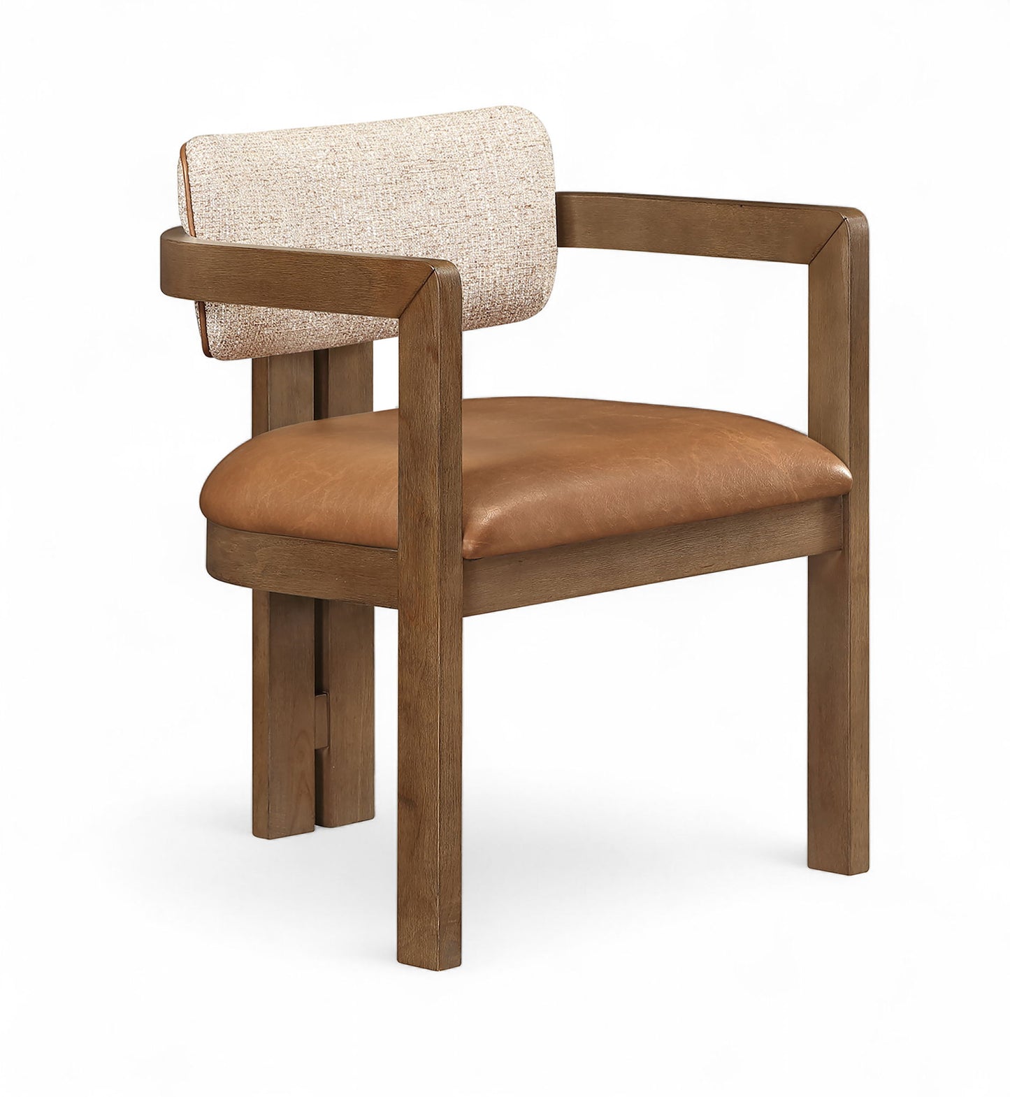 Ravina - Upholstered Dining Chair With Stained Brown Base (Set of 2)